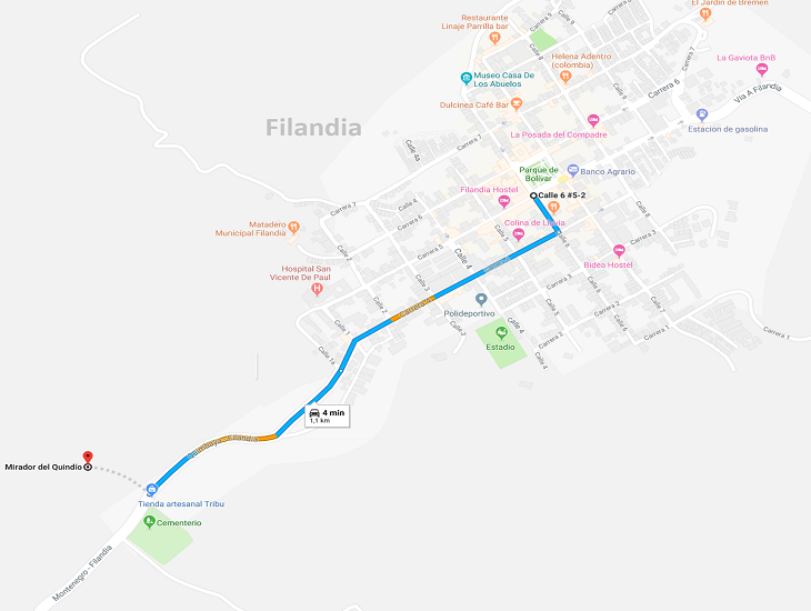 Mapa al Mirador