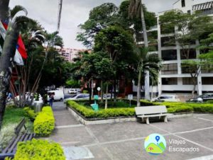 Banca en el Parque del Peñon